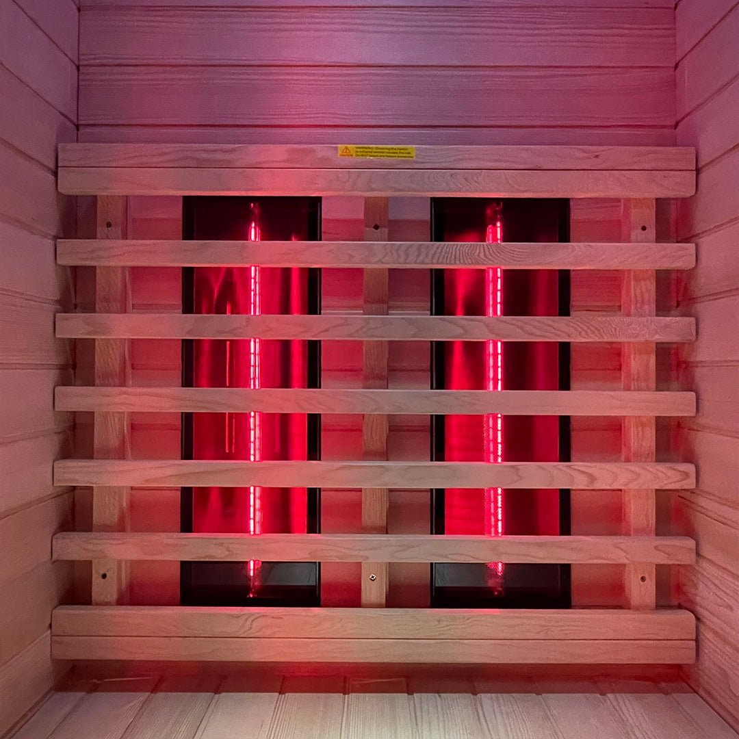 KY001 1 - Person Infrared Sauna - 900mm x 900mm - Personal Wellness Retreat - Heatinova