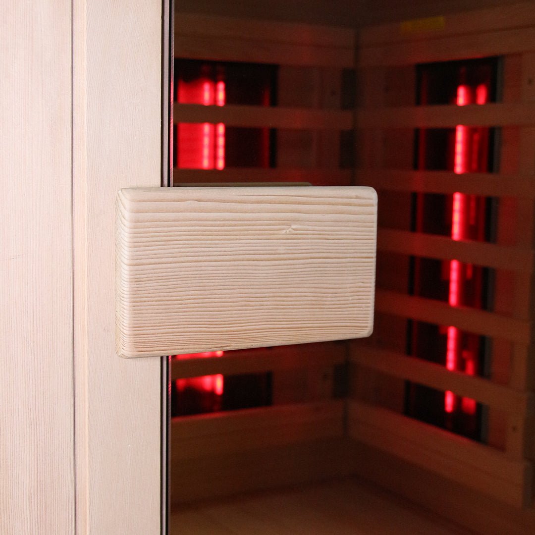 KY002 1 - Person Infrared Sauna - 1000mm x 900mm - Personal Wellness Retreat - Heatinova