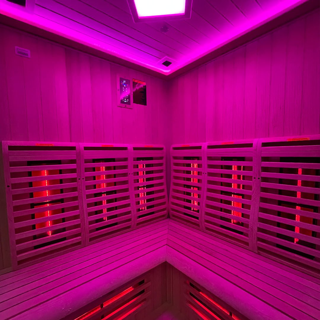 KY006 2 - Person Infrared Sauna - 1300mm x 1300mm - Ultimate Wellness Retreat - Heatinova