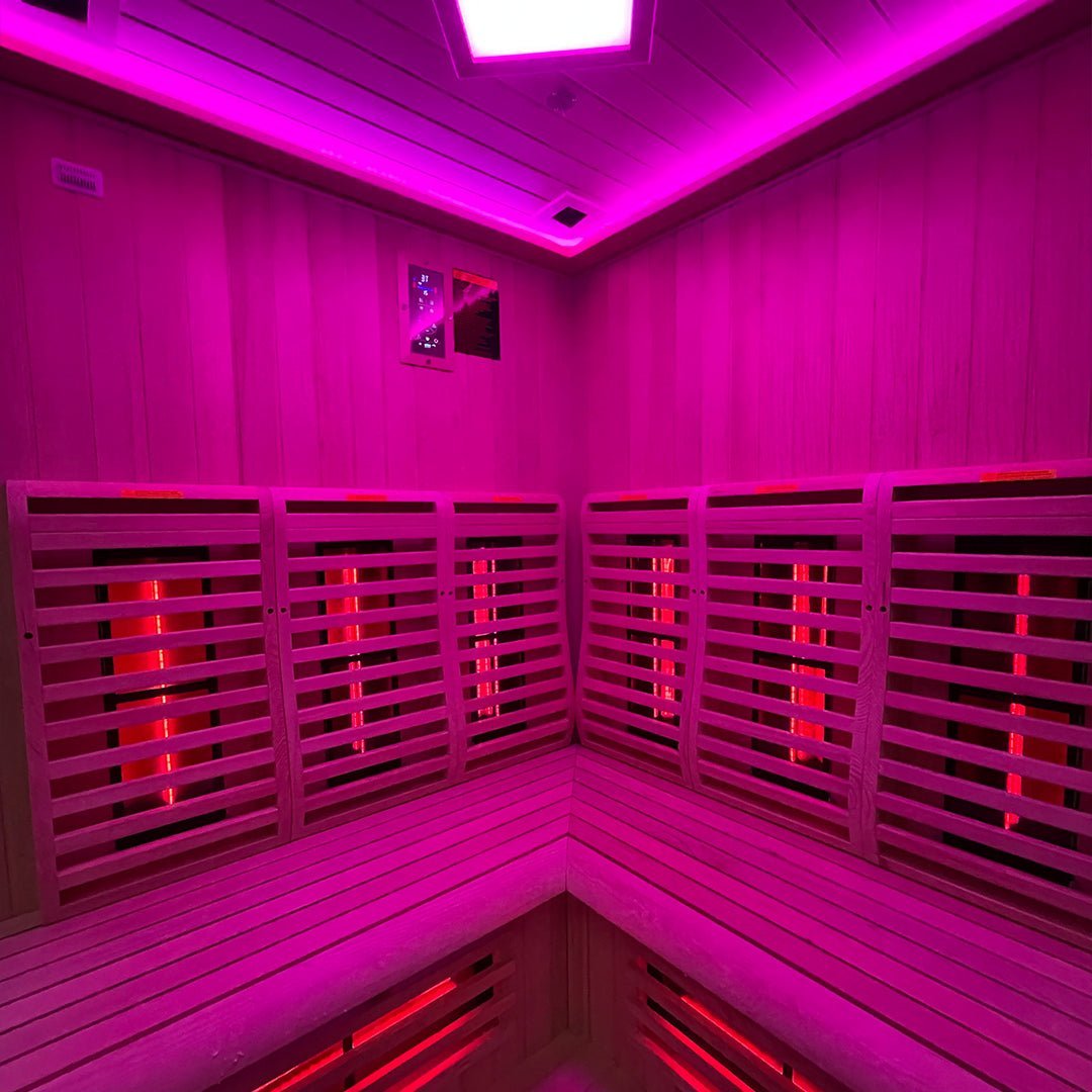 KY007 2 - Person Infrared Sauna - 1500mm x 1500mm - Ultimate Relaxation - Heatinova