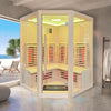 KY007 2 - Person Infrared Sauna - 1500mm x 1500mm - Ultimate Relaxation - Heatinova